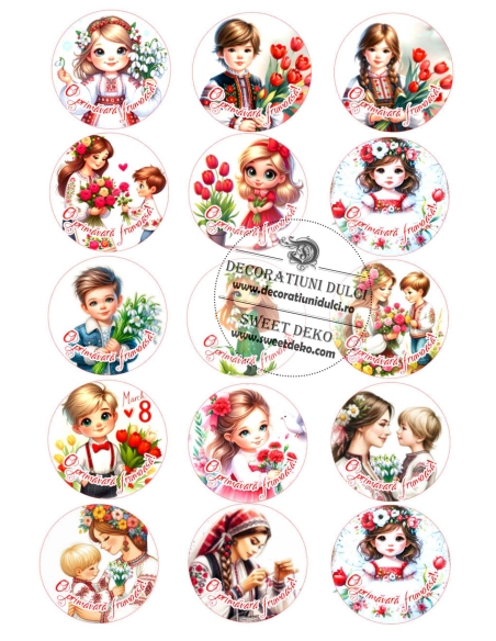 Dulce primavara, martisoare comestibile