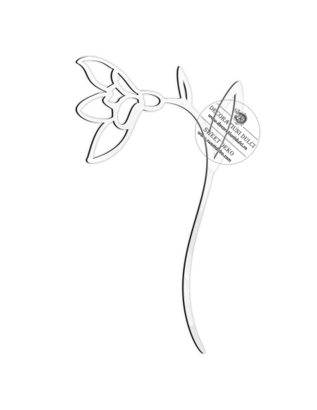 Topper ghiocel inflorit