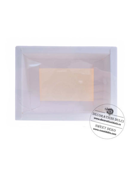 Cutiute dreptunghiuare cu capac culisant din PVC