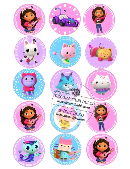 Cerculete briose Gabby | Imagine comestibila