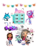 Decoratiune comestibila pentru tort - Gabby's Dollhouse