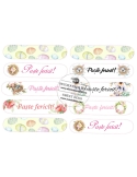 Capace decorative pentru eclere Paste Fericit! 2