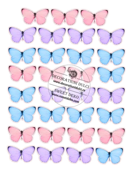 Fluturi pastel Anais | imagine comestibila
