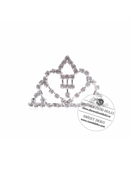 Mini coronita cu strasuri