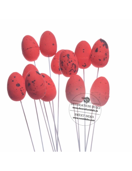 Set 12 mini oua din polistiren