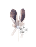 Urechiuse de iepuras, topper decor