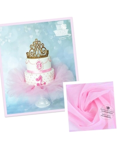 Tiul roz - 1,60m latime 2