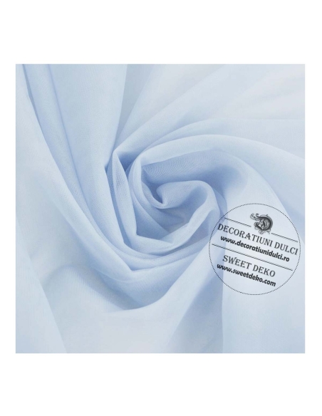 Tiul albastru deschis - 1,60m latime
