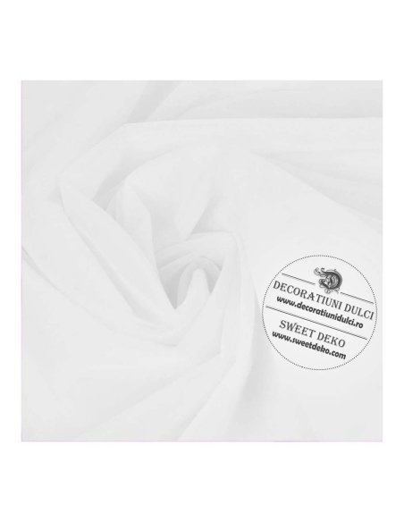 Tiul alb - 1,60m latime