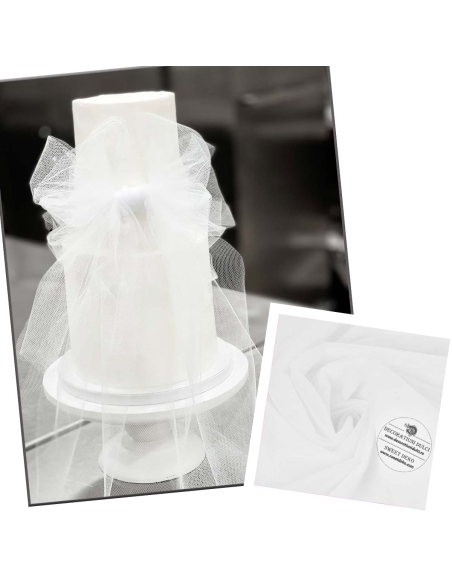 Tiul alb - 1,60m latime