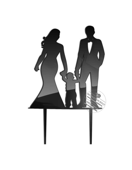 Topper tort Miri cu baietel