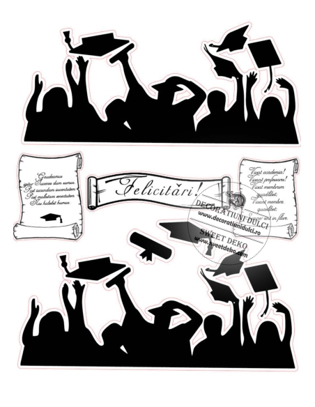 Siluete absolventi | Decoratiuni Dulci