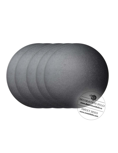 Discuri tort (PFL negru, diam. 20cm, 5buc.)