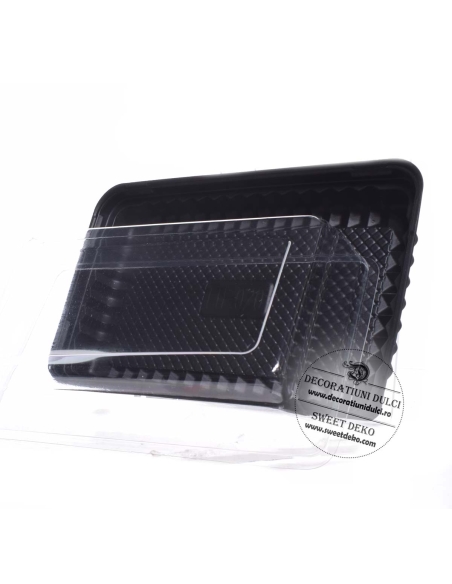 Set tavite cu capac transparent (5buc/set)