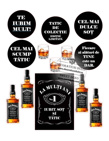 Tatic de colectie - Jack Daniels | Imagine comestibila