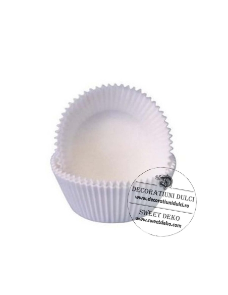 Cosulete simple albe | Decoratiuni Dulci