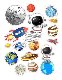 Imagine comestibila Calatorie cosmica