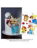 Imagine comestibila Pikachu si Ash