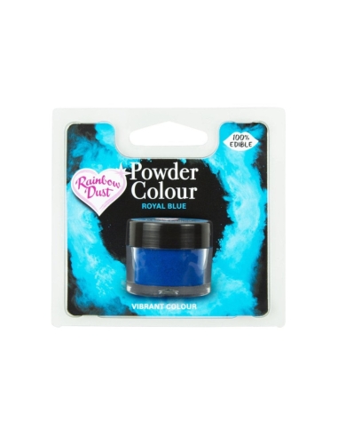 EXP: 31.12.2025 - Dust albastru regal, Powder colour - royal blue Rainbow Dust