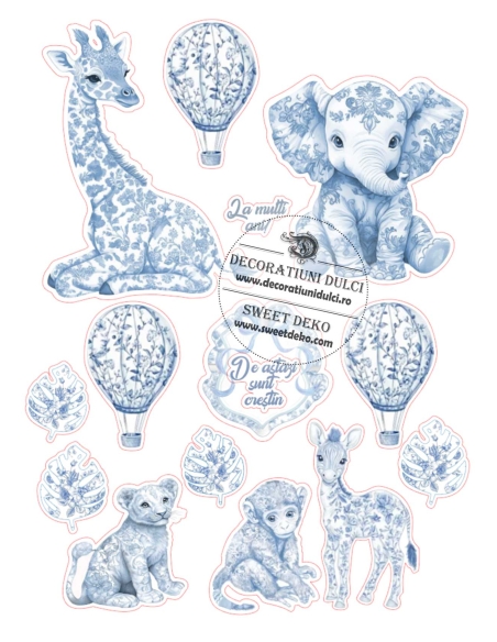 Imagine comestibila Blue Safari