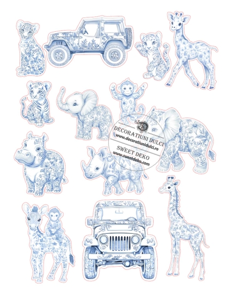 Imagine comestibila Blue Savannah Wilds