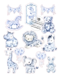 Imagine comestibila Royal Baby Blue Safari
