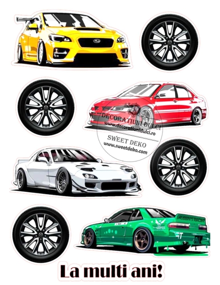 Imagine comestibila Racing Cars Edition
