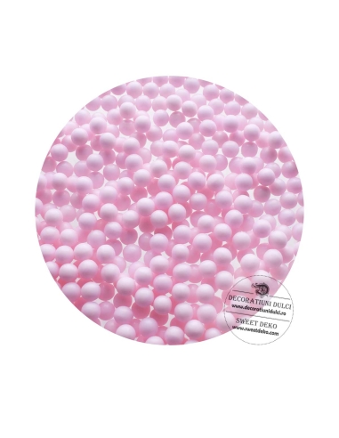 Bomboane 6mm. Delicate Pink (100g.)