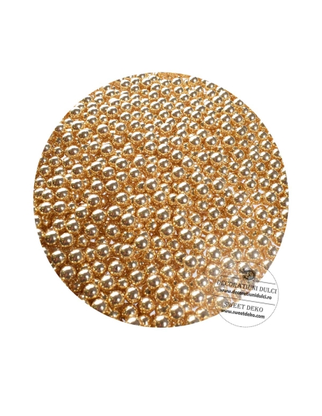 Bomboane auriu intens 6mm. (100g)