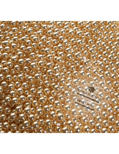 Bomboane auriu intens 6mm. (100g)