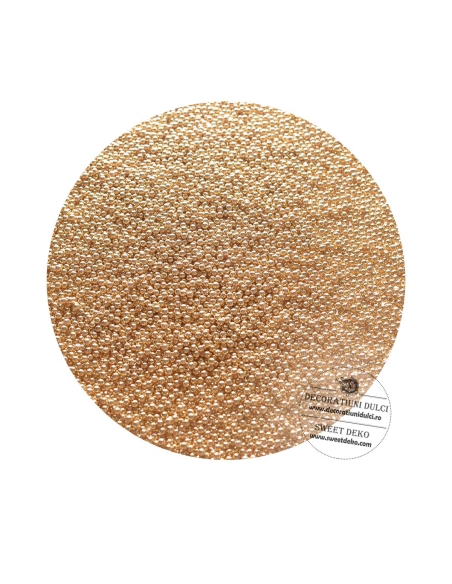 Nonpareils auriu intens 2mm. (100g)