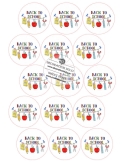 Imagine comestibila |Back to School Cookie Toppers