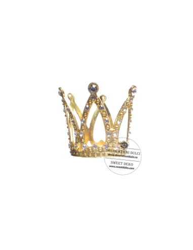 Coronita aurie Mini Cake Topper