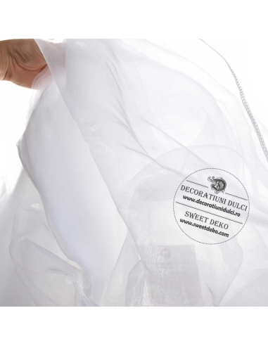 Panza organza decorativa (1.2x8m)