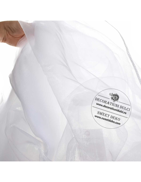 Panza organza decorativa (1.2x8m)