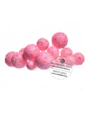 Sfere decor roz cu bombonici (20buc/set)