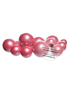 Sfere roz inchis (20buc/set)