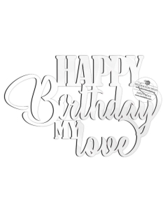 Topper tort Happy Birthday My LOVE