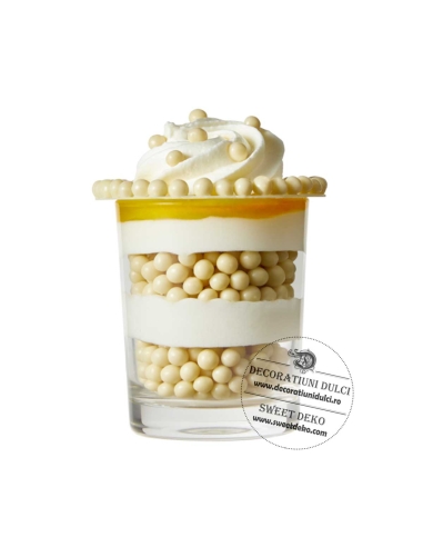 Crispearls ciocolata alba, Callebaut