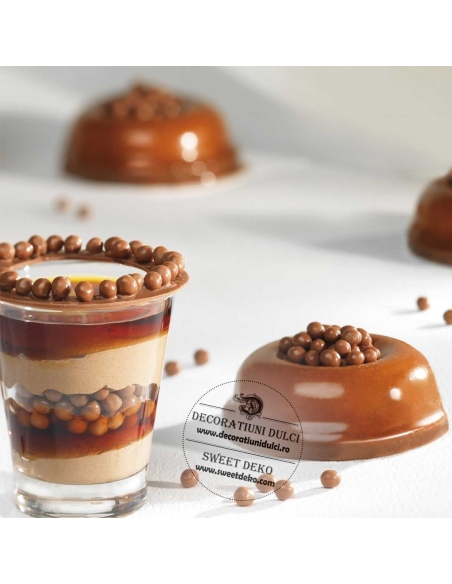 Crispearls invelite in ciocolata cu lapte, Callebaut