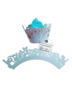 Invelitori briose albastru deschis, baby boy