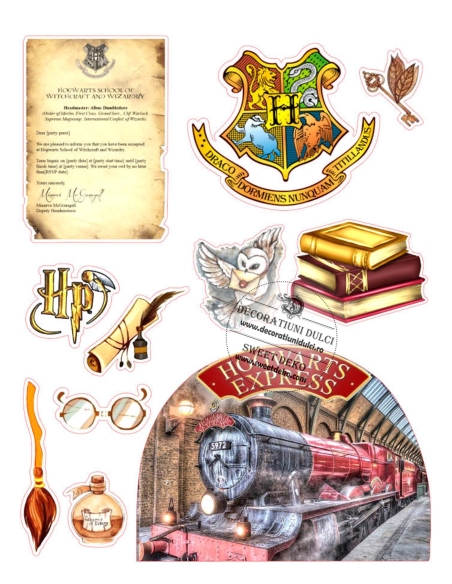 Imagine comestibila Hogwarts Express