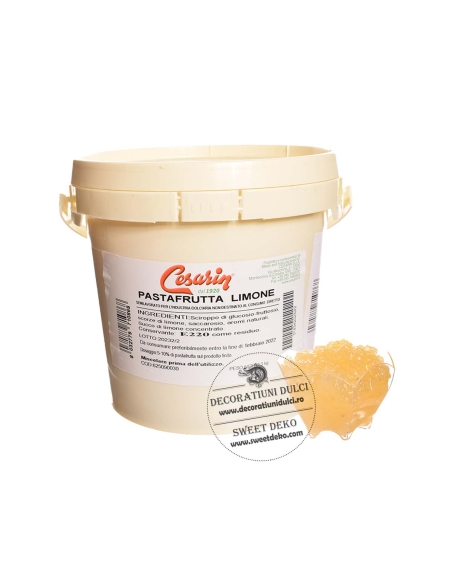 Pastafrutta lemon, razatura de lamaie, Cesarin 3kg