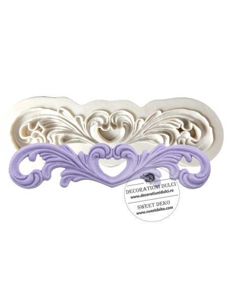 Mulaj din silicon decor bordura inima