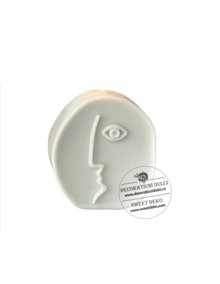 Mulaj fata abstracta rotunda