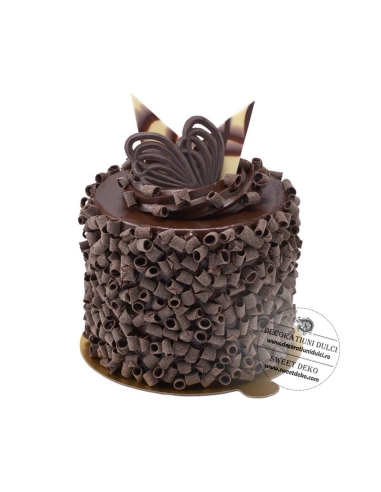 Blossom, bucle din ciocolata neagra, Callebaut