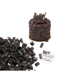 Blossom, bucle din ciocolata neagra, Callebaut