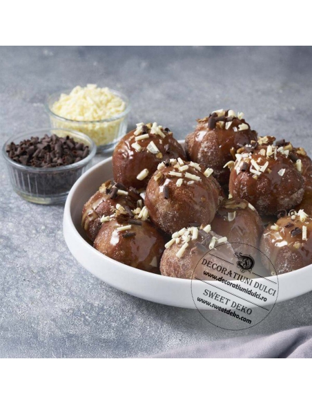 Blossom, bucle din ciocolata neagra, Callebaut