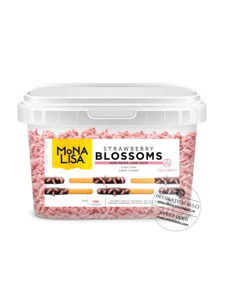 Blossom, bucle din ciocolata cu aroma de capsune