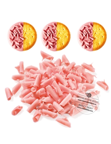 Blossom, bucle din ciocolata cu aroma de capsune